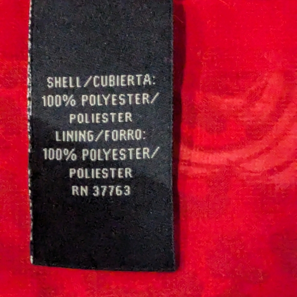 Rafaella Studio Royal Red Leopard Designs Blouse Size L - Picture 15 of 16